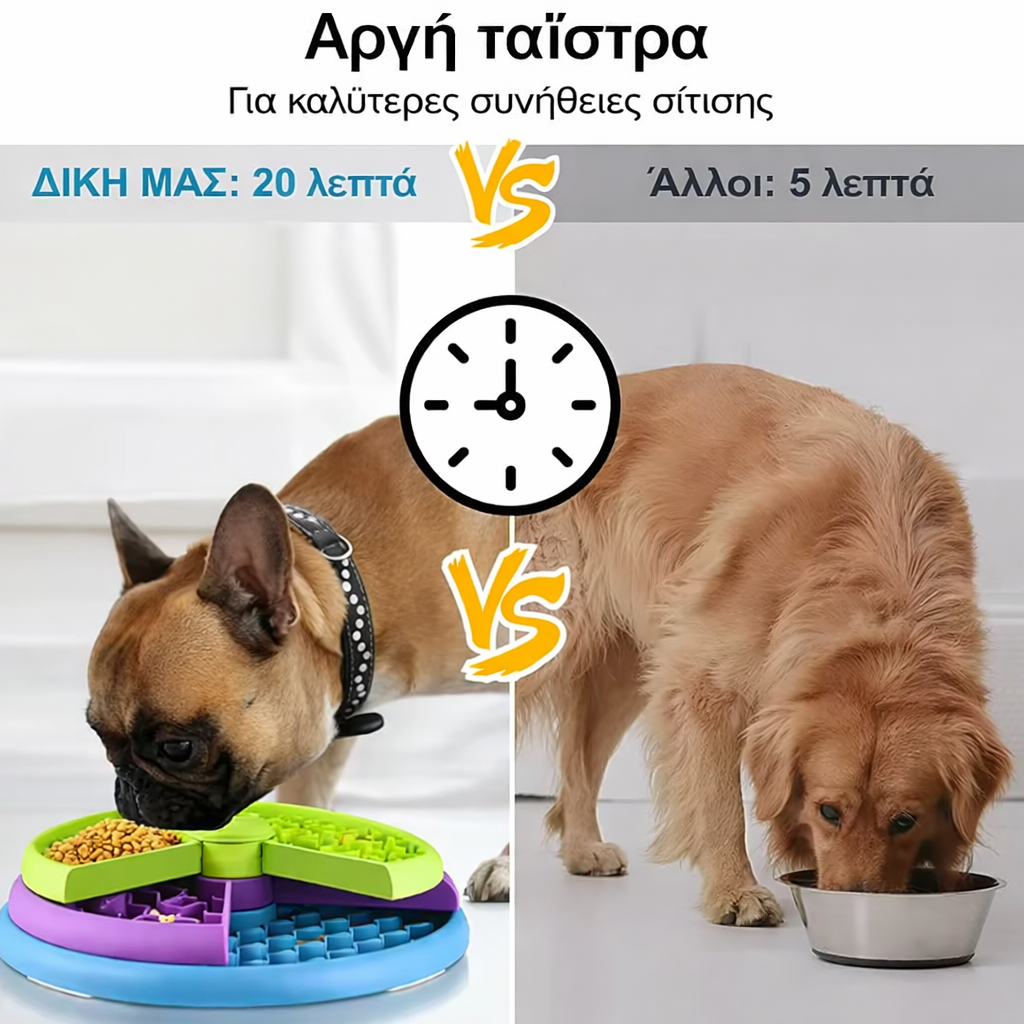 Slow Feeder Puzzle Μπολ για Σκύλους & Γάτες
